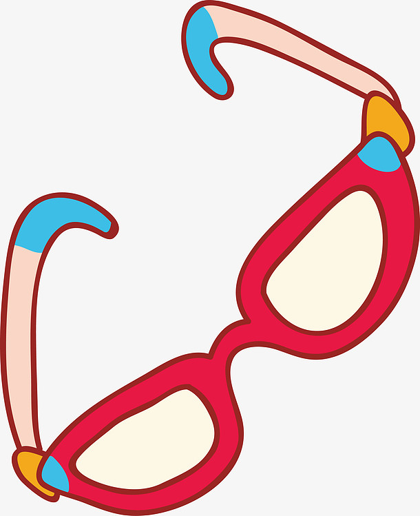 手繪卡通兒童眼鏡矢量圖高清素材 書包 兒.