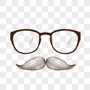 眼鏡像素素材